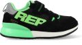 Replay Shoot Jr suède sneakers zwart groen Jongens Suede Meerkleurig 34 - Zwart