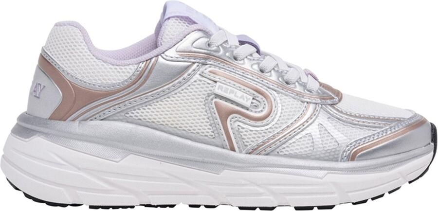 Replay Christal Jr 2 Meisjes Sneaker Zilverkleurig - Foto 3