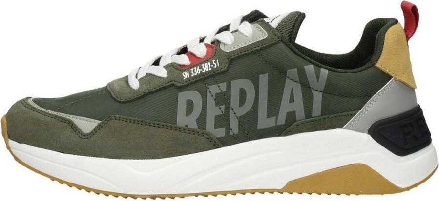 Replay Tennet Tint 2 Sneakers Laag groen - Foto 5