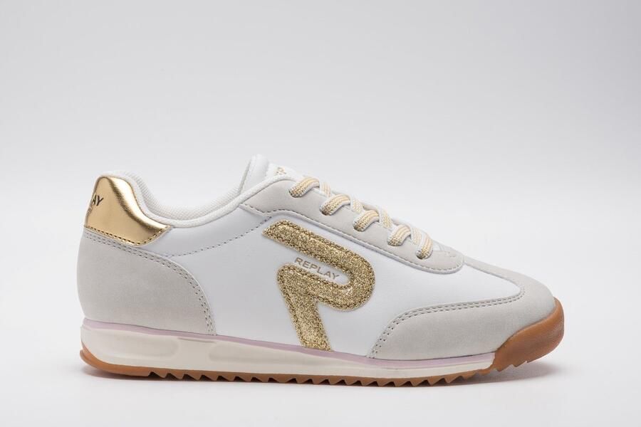 Replay Yard Jr Girl Meisjes Sneaker Wit