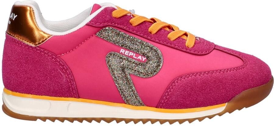 Replay Yard meisjes sneaker Fuchsia