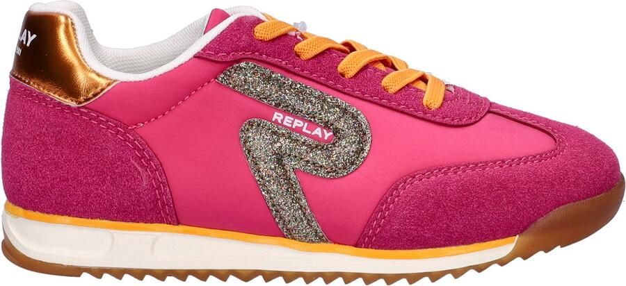 Replay Yard meisjes sneaker Fuchsia