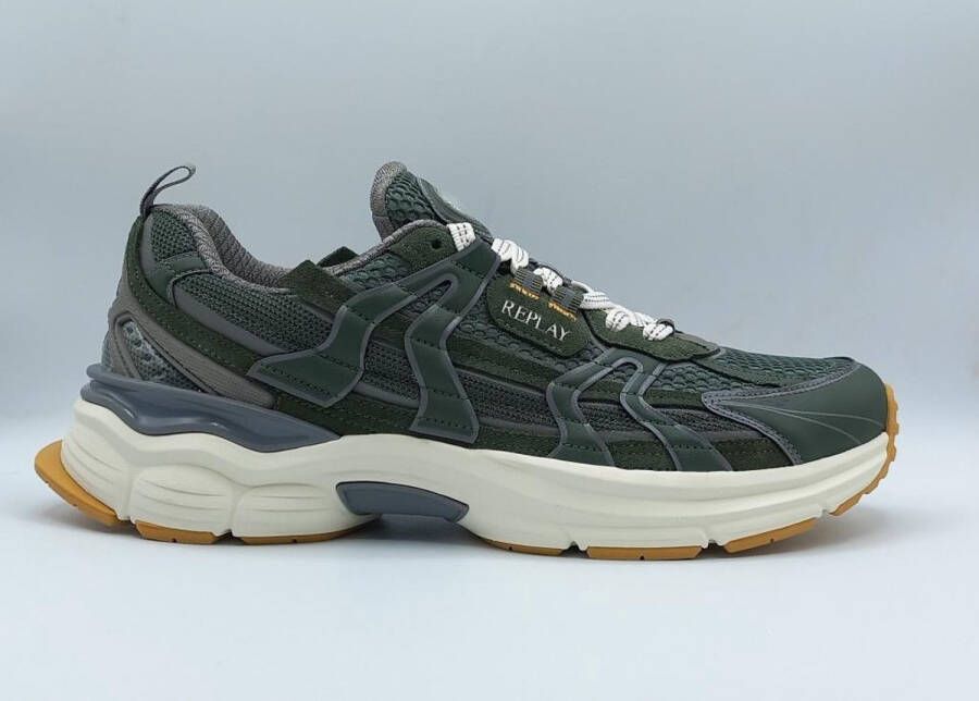 Replay Riff Runner OP2 Heren Sneaker Groen