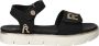 Replay Sandalen JT240017S-0168 Zwart Goud - Thumbnail 1