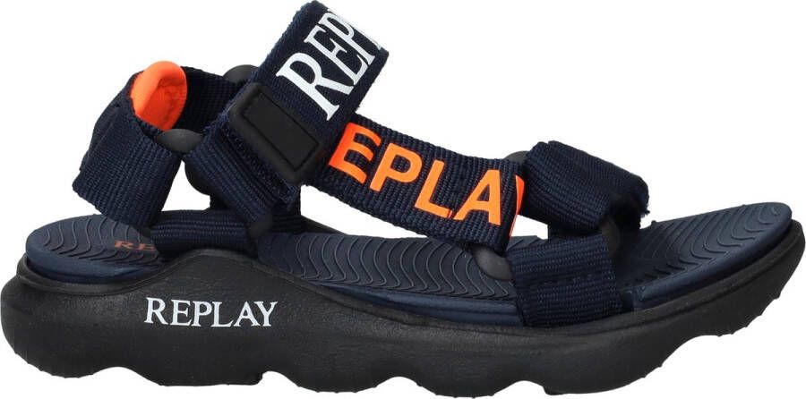 Replay Spacer JT540001T-3452 Blauw Oranje