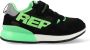 Replay Shoot Jr suède sneakers zwart groen Jongens Suede Meerkleurig 38 - Thumbnail 6