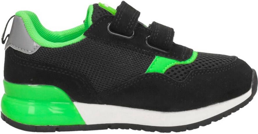 Replay Shoot Jr11 Sneakers Jongens Leren Sneaker Zwart