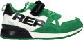 Replay Shoot Jr suède sneakers groen wit Jongens Suede Meerkleurig 34 - Groen