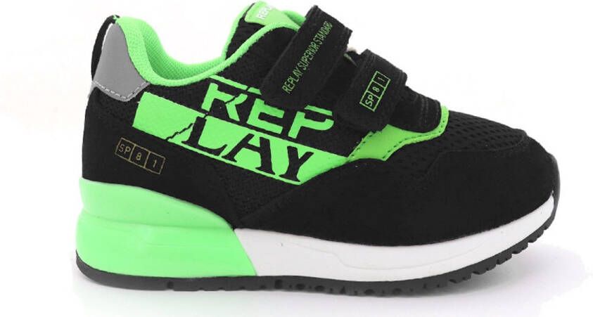 Replay Shoot Kid 6 Jongens Sneaker Zwart