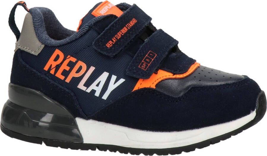 Replay Shoot Kid jongens sneaker Blauw