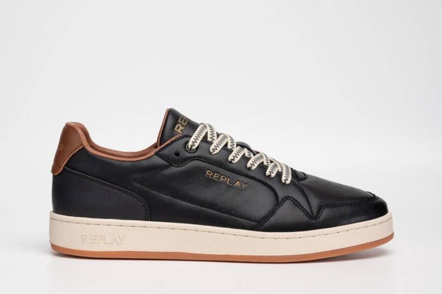 Replay Leren sneakers met labeldetails model 'SMASH CHOICE'