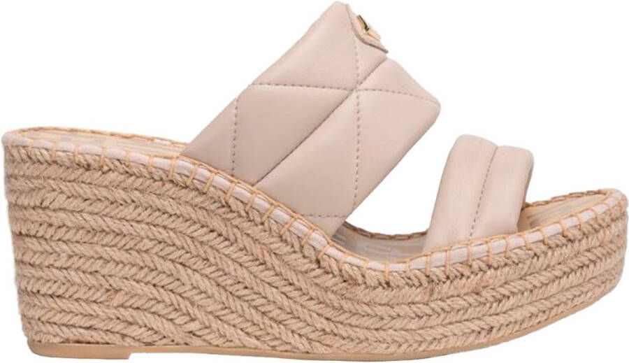 Replay Susan Padded Wedgesandalen Beige Vrouw
