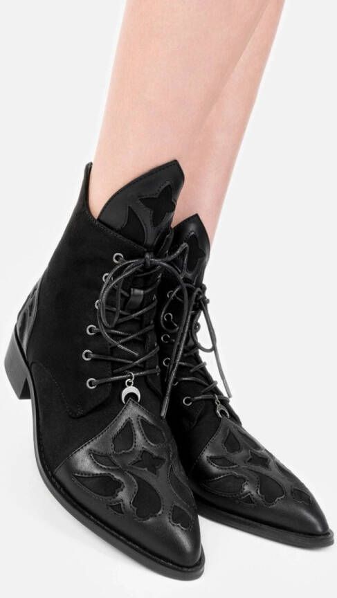 Restyle Beyond The Veil Pikes Enkellaars 37 Shoes Zwart