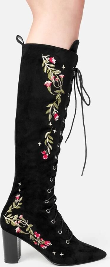 Restyle Astrantia Laarzen Wilderwood Collection Zwart Vegan