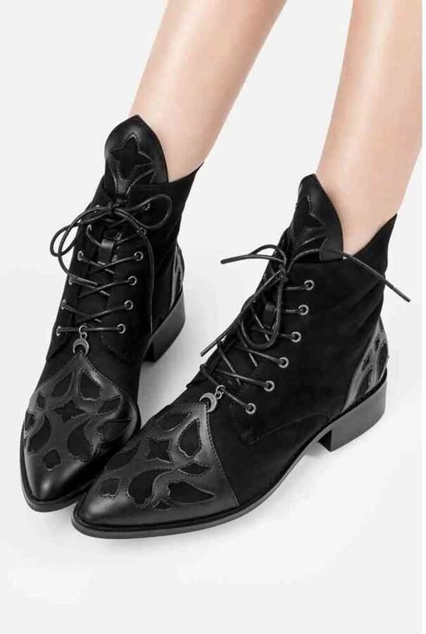 Restyle Beyond The Veil Pikes Enkellaars 37 Shoes Zwart - Foto 2