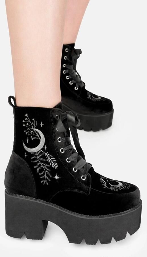 Restyle Moonlit Trail Laarzen Wilderwood Collection Zwart Vegan - Foto 2