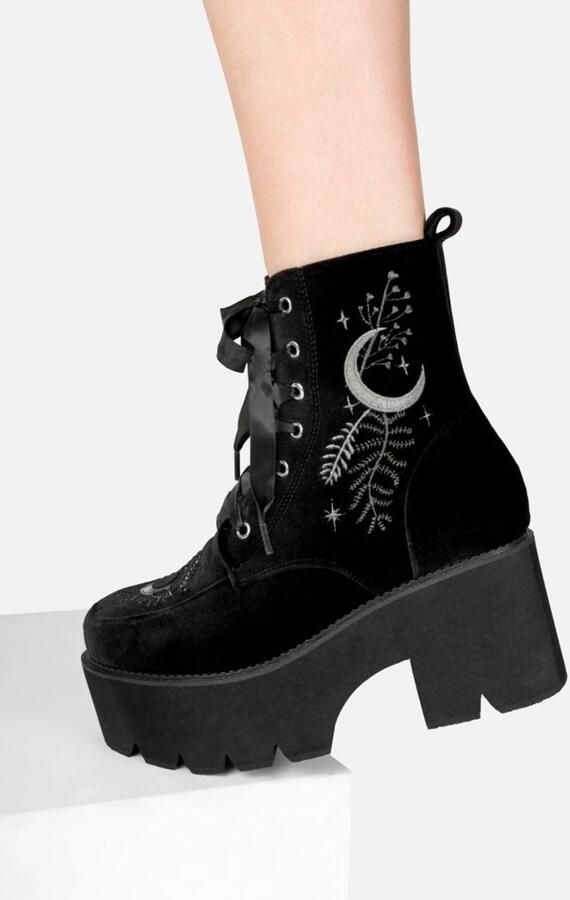 Restyle Moonlit Trail Laarzen Wilderwood Collection Zwart Vegan