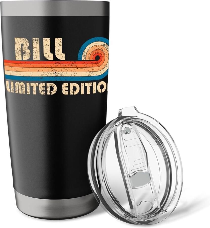 Retro vintage verjaardag thermosbeker