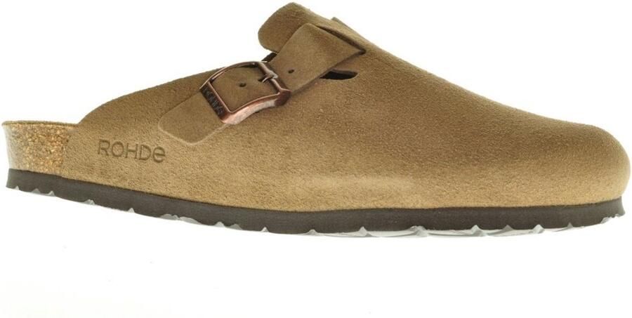 Rhode Camel Daim Muil Zacht Voetbed