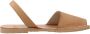 Ria Menorca Nubuck Sandaal Dames Middenbruin - Thumbnail 1