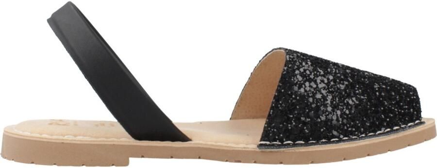 Ria Menorca 27500 21224 SANDALIA GLITTER Zwart
