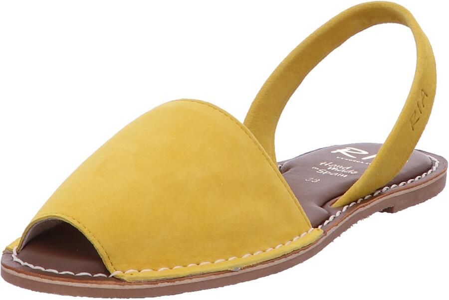 Ria Menorca 27750-S2 Ante Mostaza dames sandalen geel