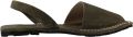 Ria Platte sandalen M Cab Sandalia Ante Calf - Groen