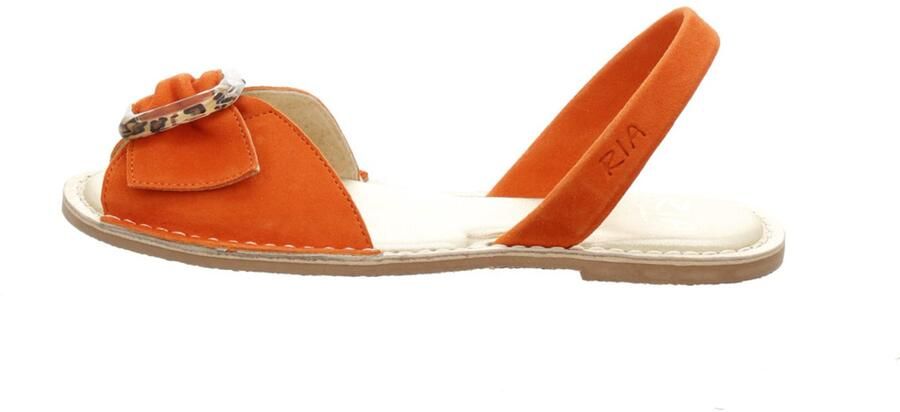Ria 27750-S2 orange dames sandalen rood