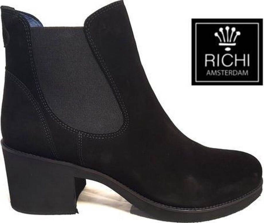 RICHI´S GROTE MATEN DAMESSCHOENEN Richi Amsterdam 73132-02 Bottine Puma 01 Black