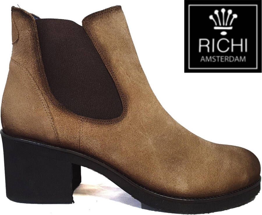 RICHI´S GROTE MATEN DAMESSCHOENEN Richi Amsterdam 73132-17 Bottine Puma 18 Beige