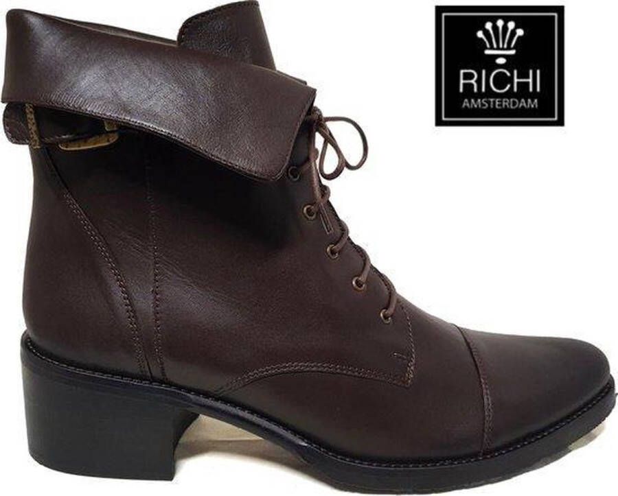 RICHI´S GROTE MATEN DAMESSCHOENEN Richi Amsterdam 74771-01 Bottine Anix 09 Brown