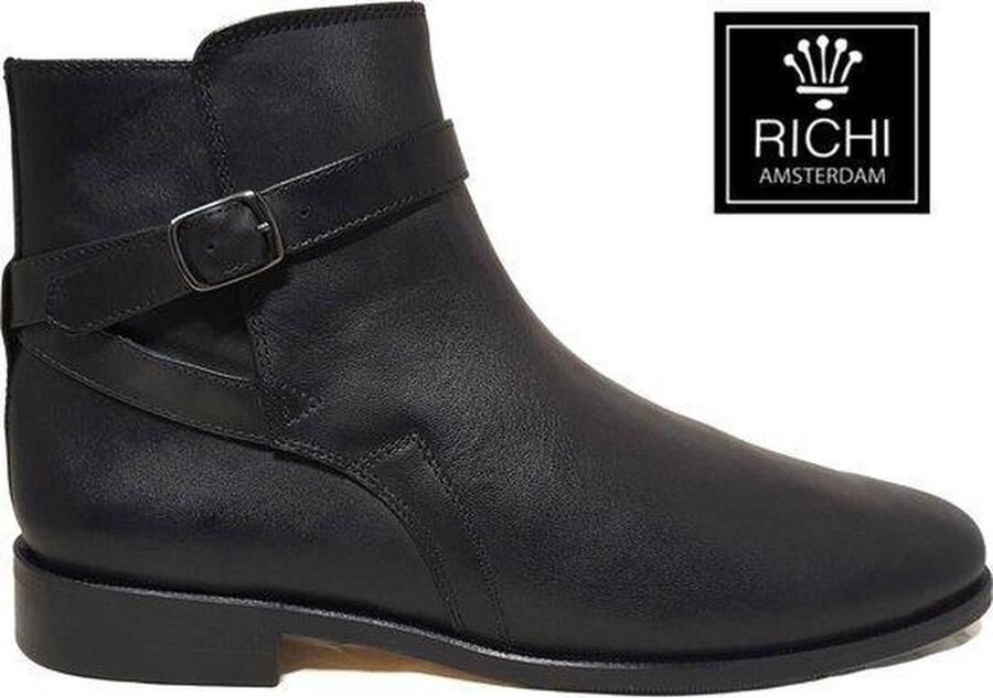 RICHI´S GROTE MATEN DAMESSCHOENEN Richi Amsterdam 74183-00 Bottine Linat 01 Black
