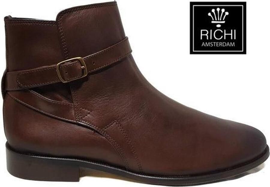 RICHI´S GROTE MATEN DAMESSCHOENEN Richi Amsterdam 74183-01 Bottine Linat 09 Brown