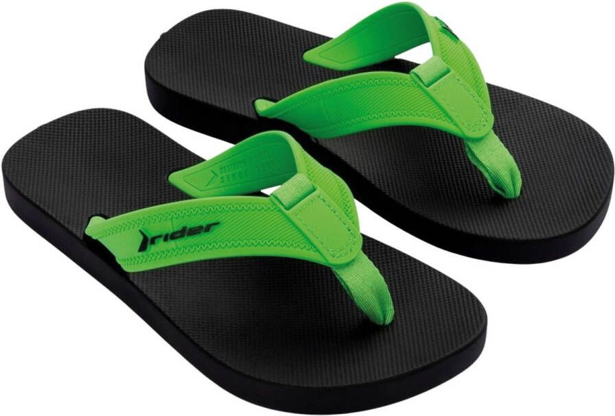 Rider Impulse Kids Teenslippers Kinderen synthetische slippers Black Green