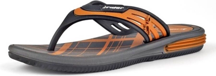 Rider Kids Smash Teenslippers Zwart Oranje