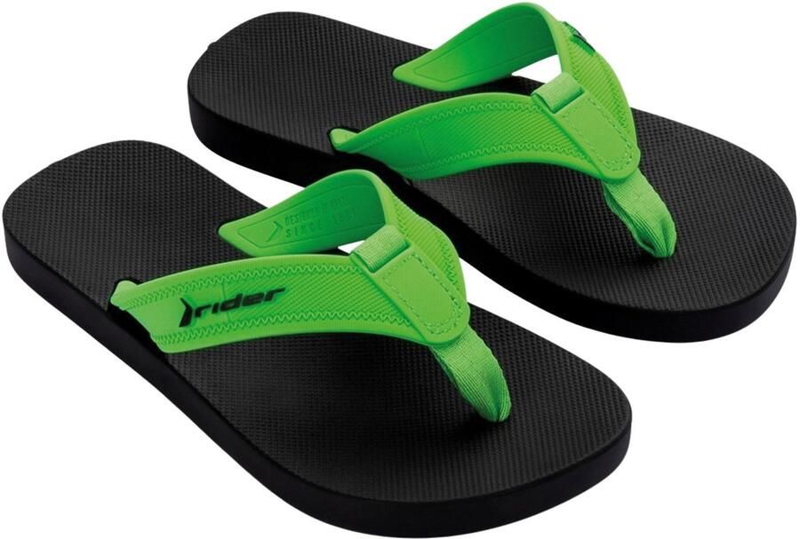 Rider Impulse Kids Teenslippers Kinderen synthetische slippers Black Green