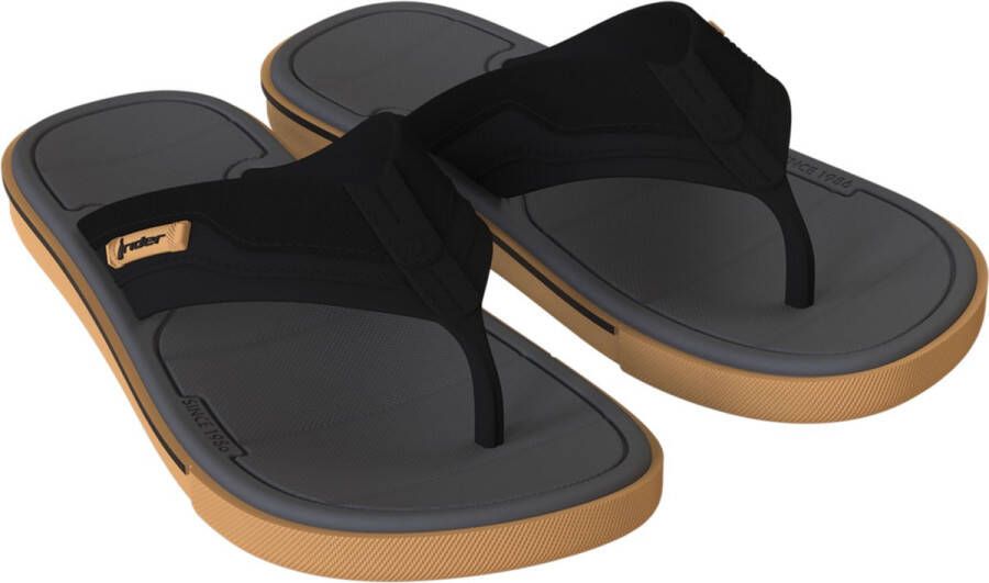 Rider Spin Heren Slippers Black Grey