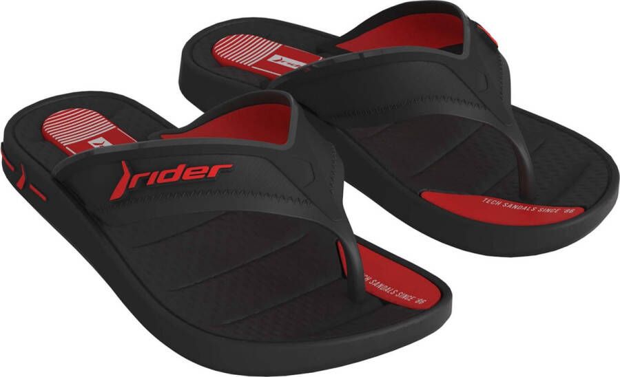 Rider Sprint Kids Slippers Heren Junior Black Red