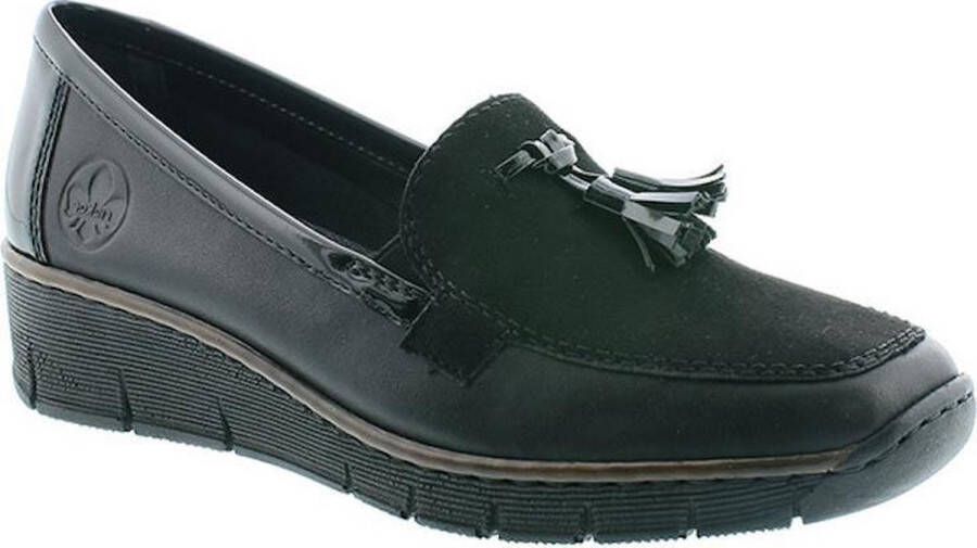 Rieker 53771-00 Mocassin zwart - Foto 2