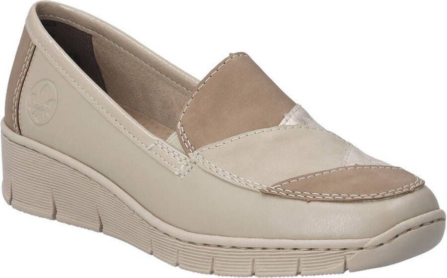 Rieker Beige Sneakers voor Vrouwen Green Dames