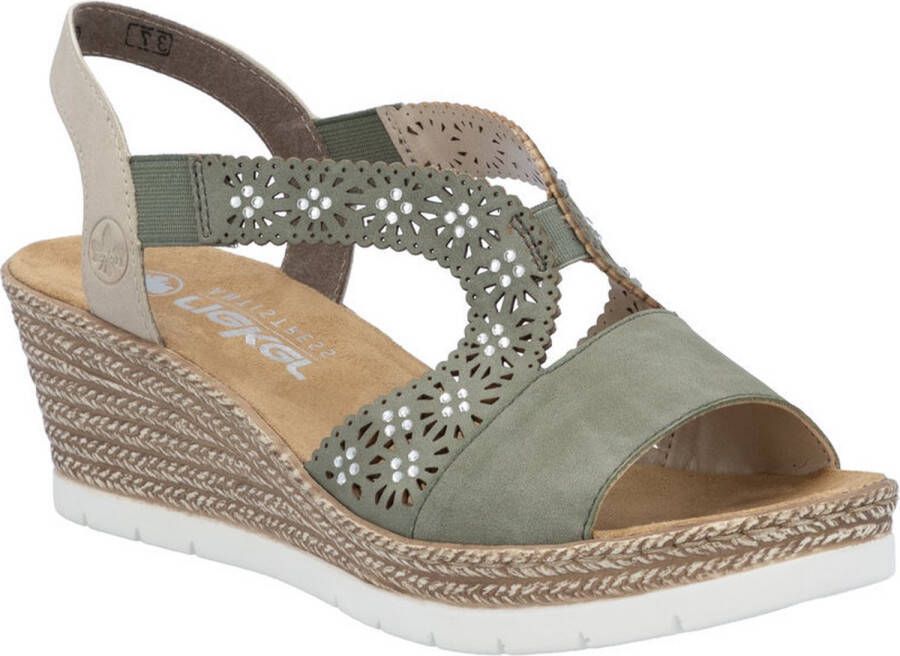 Rieker 61916-52 Sandaal kaki