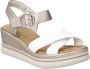 Rieker Elegante Comfortabele Sandalette Bruin Gesp Multicolor Dames - Thumbnail 9