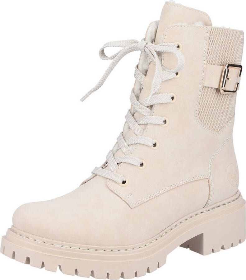 Rieker Beige casual gesloten laarsjes Beige Dames