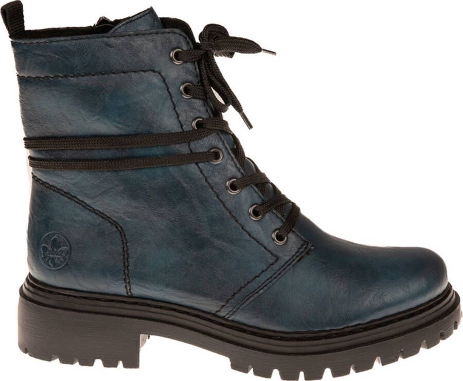 Rieker Winterlaarsjes met vetersluiting om de schacht