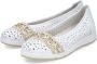 Rieker ballerina schoenen voor dames L3062-80 Wit - Thumbnail 3