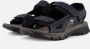 Rieker Zwarte synthetische sliders met comfortabel voetbed en klittenbandsluiting Zwart Heren - Thumbnail 2