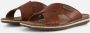 Rieker Bend Morelia Slippers bruin Imitatieleer - Thumbnail 1