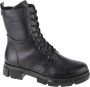 Rieker Booties Y7116-00 Vrouwen Zwart Laarsjes Laarzen - Thumbnail 1