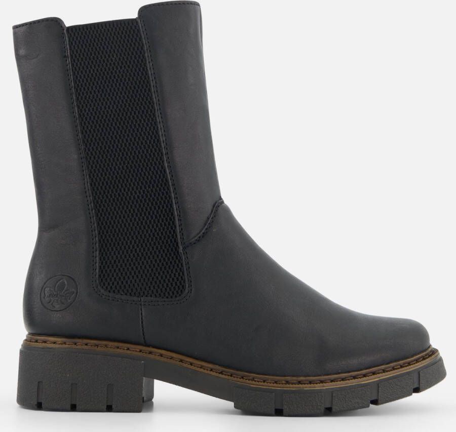 Rieker Comfortabele Chelsea Boot voor Modebewuste Vrouwen Black Dames