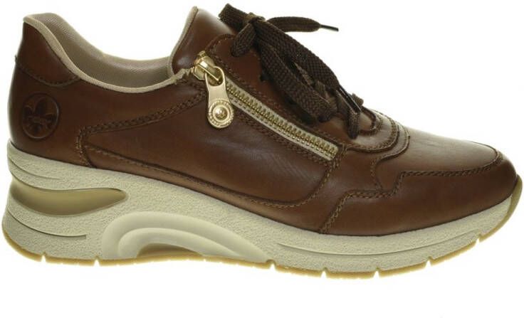 Rieker Comfortschoenen Dames Cognac